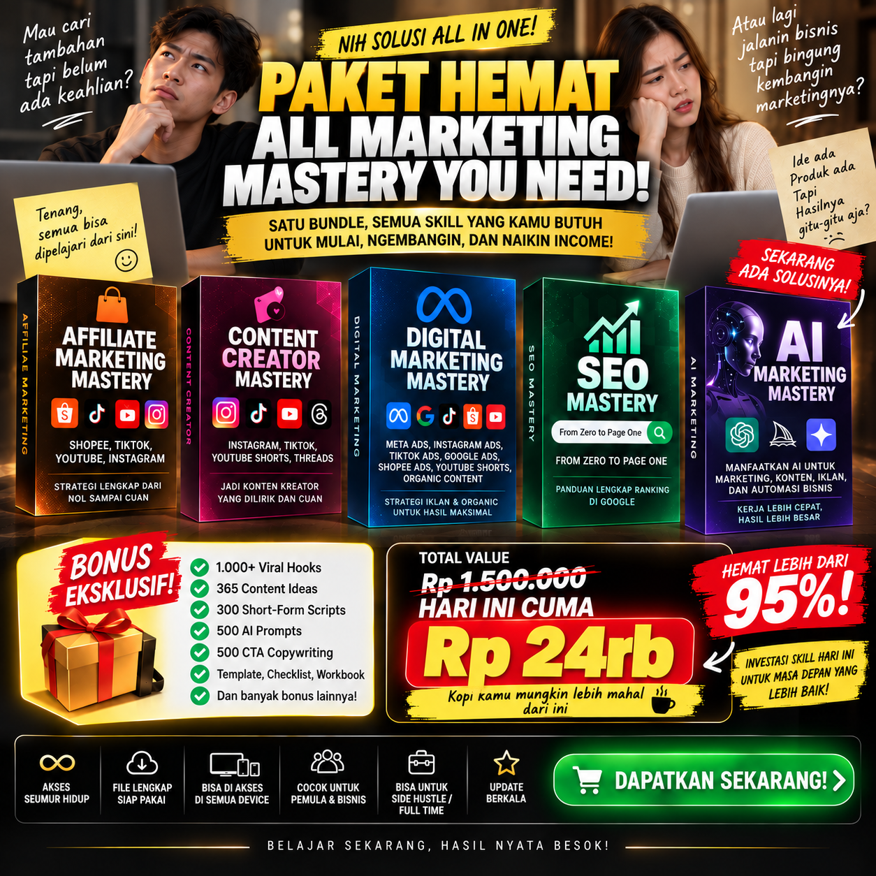 Paket Hemat All Marketing Mastery